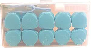 JUNGEN Caja de lentes de contacto de gran capacidad Estuche ...