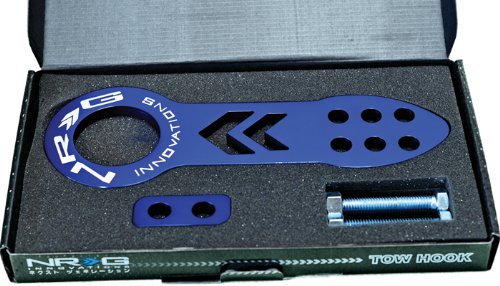 NRG Innovations TOW-100BL Anodized Blue Front Tow Hook (Universal Fitment)