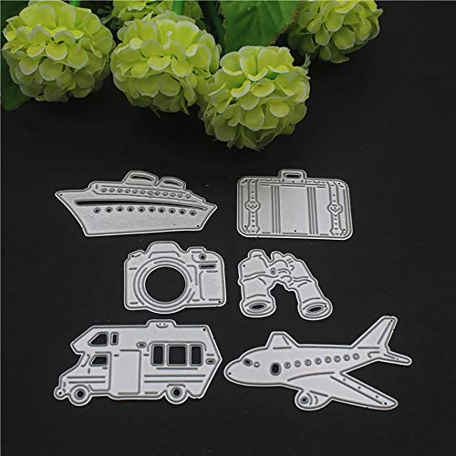 Ship Plane Metal Cutting Dies DIY Scrapbook Embossing Paper Cards Album Art Stencil