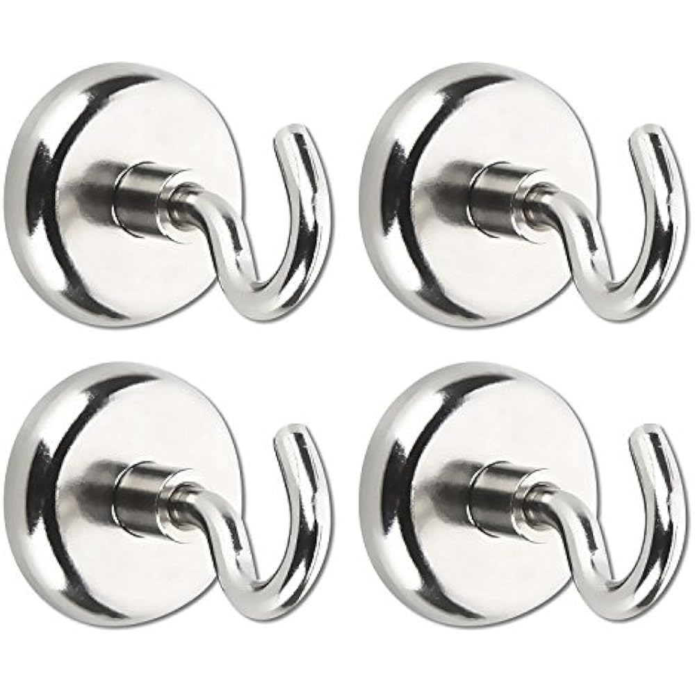 90 LB Heavy Duty Hooks, Strong Powerful Neodymium Indoor