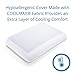 ViscoSoft ARCTIC GEL Memory Foam Pillow – Cooling Gel, Molded Memory Foam, Removable Cover – Best Head, Neck Support – Hypoallergenic – Standard