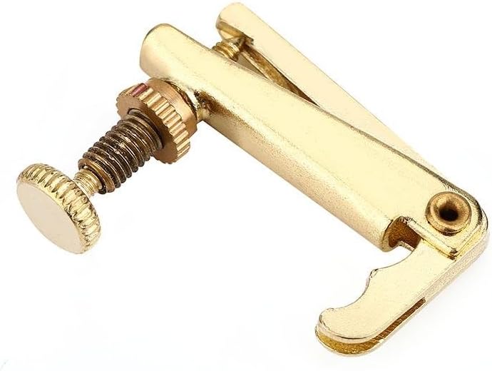 Violin String Adjusters, 4Pcs Durable Alloy Fine Tuners String Adjusters Replacement Parts for 3/4 4/4 Violin(Gold) - Image 3