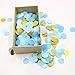 Mybbshower Metallic Gold Blue Wedding Paper Confetti Boy Birthday Baby Shower Party Decorations 5000 Plus