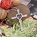Xingzou Infinity Love of God Women Heart Crystals Cross Pendant Necklace Made with Swarovski Elements