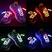 GlowPRO LED Shoelaces - Santa Claus favorite Stocking Stuffer, this Glow in the Dark Christmas Gift is Cool Fun for Kids, Party and Cosplay. Flashing Lights give Night Safety for Running Biking GREEN