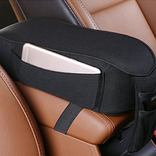 Shuohu Soft Car Center Console Cushion(30cm x 16cm) Vehicle Seat Cushions Armrest Pillow Arm Pad