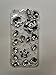 Iphone 7plus Cover, LU2000 3D Gems Trimming Crystals [Camelliae Series] Sparkle Bedazzled Jeweled Bling Phone Case Back Cover for Apple iphone 7 Plus 5.5 inch Only - Black Flower