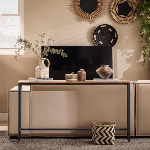 SoBuy Console Table Side Table for Living Room End Table Bar Sofa High Small Tables Narrow Furniture كونسولطاوله صغيره for Kitchen,Hallway,Bedroom,Entrance,طاولاتFSB19-XL-N
