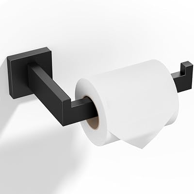 HITSLAM Gold Brushed Brass Toilet Roll Holder Wall Mounted 304 Stainless