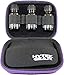 Essential Oil Carrying Case Holds 10 Bottles Perfect for Roller Bottles 5ml - 10ml Multiple Colors! (1 Pack, Purple)