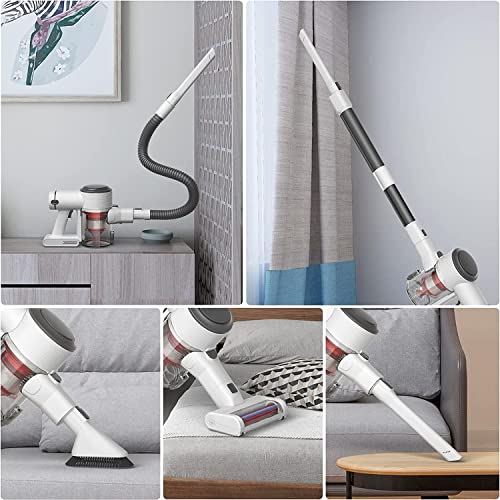 NEQUARE Cordless Vacuum, Stick Vacuum Cleaner with Upgraded 7Cell Battery, Self Standing