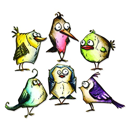 Sizzix 660954 Framelits 18 Piece Bird Crazy Die Set Sizzix 660954 Framelits 18 Piece Bird Crazy Die Set