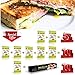 Grilled Cheese Toaster Bags Set of 3 - Non-stick Reusable Grill Cheese Tosta Bag - Toasted Sandwich Bags - Microwave Oven Toast Pouch - Toasta Maker - Toasting Toasters Sleeves by AZ-GRILL & kitchen