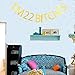 I'm 22 bitches banner for 22nd birthday decorations Risehy