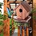 Wind Chime, 37'' Bamboo Wooden Birdhouse Wind Chimes for Ourdoor & Indoor,Garden, Yark,Patio and Home Décor