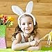 TINKSKY Bunny Cosplay Set Rabbit Costume Accessory Cute Ears Headband Tail Bow Tie for Party Cosplay Costume,Pack of 3(White)