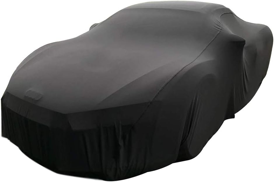 Car Cover Compatible With Dodge Challenger/Dodge Charger Dust-Resistant Car Cover Car Sticker Car Cover Black Dedicated For Auto Show Room Windshield protecting mask (Color : Black-Charger)