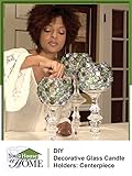 DIY Decorative Glass Candle Holders: Centerpiece