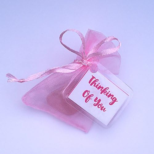 Thinking of You Gifts Little Blessingz Rose Quartz Gemstone Thoughtful Caring Gifts of Sympathy, Condolence, Support and Encouragement