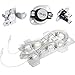 Maxdot 4 Pieces Dryer Replacement Compatible with Samsung Dryer, Including Heater Element (DC47-00019A), Thermal Fuse (DC96-00887A and DC47-00016A), Thermostat (DC47-00018A)