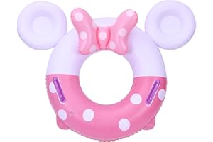 Oukitoymer Inflatable Swim Ring, Cute Mermaid Dinosaur Unicorn Mouse Swimming Pool Floats Tube Raft, Water Bathtub Beach Party Toys Swimming Trainer Floaties for Toddlers Kids Aged 4-10