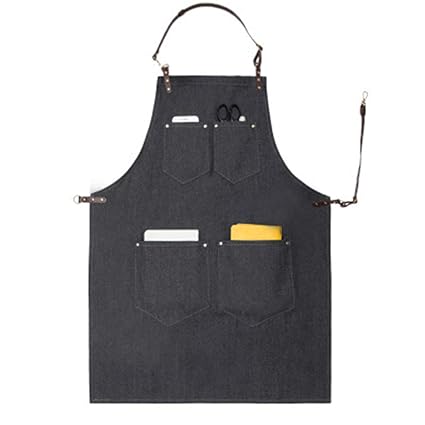 Denim Apron Work Apron Hair Stylist Apron Barbecue Apron 80 54