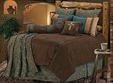Western Bedding Tooled Turquoise Monterrey 5 Piece King