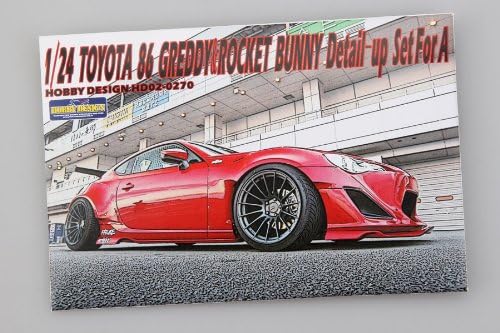 TOYOTA Toyota 86 Greddy u0026 Rocket Bunny etched parts Aoshima 1/24 HD02-0270 by Hobby Design