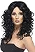 Smiffys Glamour Wig, Black, One Size