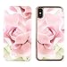 Official TED BAKER KNOWISE Mirror Folio Case for iPhone X, Premium Folio Cover for Professional Women / Girls - Porcelain Rose (Nude)