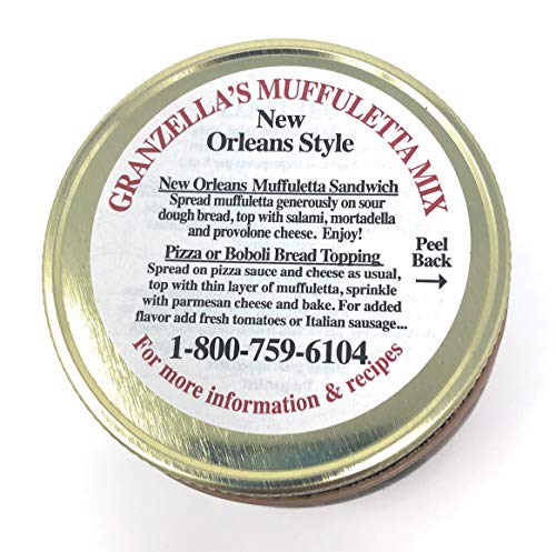 Granzella's New Orleans Style Muffuletta Olive Salad Mix (12 oz jar)