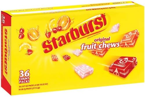 Starburst Original Fruit Chews 36 Bars by Starbrust