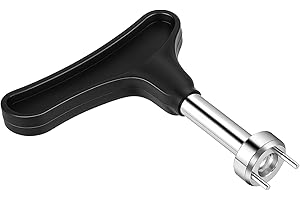 LLOUSSAK Universal Golf Spike Tool Removal Wrench, Black Golf Grip Removal Tool, Durable-Golf Cleats Replacement, Stainless Steel Spike Shoes Rotate Tools（2.83" × 3.54“）