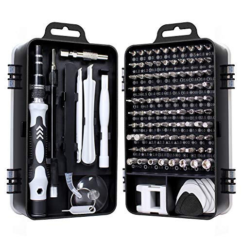 Gocheer Mini Precision Screwdriver Set, 115 in 1 Magnetic Screwdriver Bit Set with Case for iPhone, Computer, PC, Watch, Glasses, Electronics, Mini DIY Hand Work Repair Tools