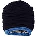 Novawo Men's Knit Thicken and Fleece Lining Beanie Hat Winter Slouchy Warm Cap