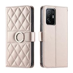 Lucyliy Compatible with Xiaomi 11T Case Flip PU