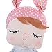 Stuffed Doll Toy Bunny Girls Baby Angela Plush Doll 14 inch Soft Cuddly Kind Rabbit Doll for Baby Kids - Birthday Gifts, Kid's Sleeping Partner, Gray
