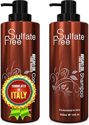 Natural Organic Moroccan Argan Oil Shampoo And Conditioner Set