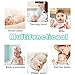 Maypluss Cotton Organics Baby Washcloths (9 Pack) - Premium Extra Soft & Super Water Absorbent for Baby’s Sensitive Skin - Perfect 11”x11” Reusable Wipes -Excellent Baby Shower Pure White