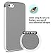 LoHi iPhone 5s/5/Se Case, [Extra Front Raised Lip] Hybrid Impact 3 Color Shockproof Rugged Soft TPU Hard PC Bumper Cover - Grey