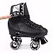 Skate Gear Soft Boot Roller Skate, Retro Fashion High Top Design in Faux Leather for Indoor & Outdoor