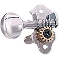 Grover Sta-Tite Guitar Tuners/Machine Heads, Set of 6 (3 Treble/3 Bass), Chrome Finish, V97C
