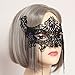 European and American Fashion Phantom Laser Cut Venetian Masquerade Butterfly Mask Sexy Black Lace Veil Blindfold Exaggerated Dance Headwear (MJ-09)