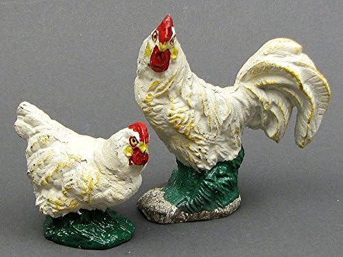 Amazon Com Chicken Statue Hen Rooster Figurine Tabletop Decor