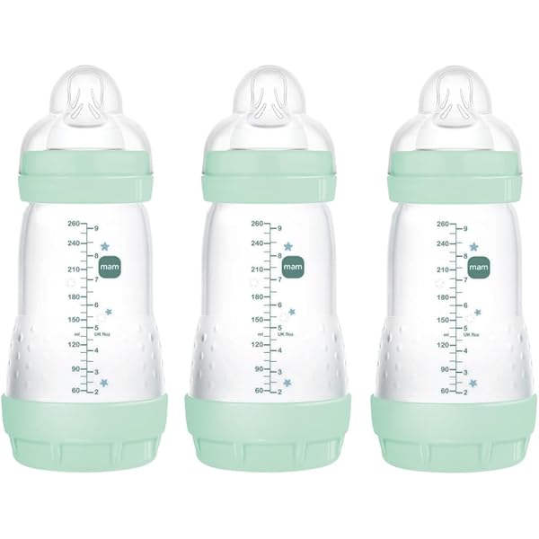 thumbnail interactive-video image 1 of MAM Plastic Trainer Cup - 1 Count, Extra-Soft Spout, Spill-Free Nipple, Non-Slip Handles - Boys 4+ Months, 8 Ounces, Blue 1 of 11