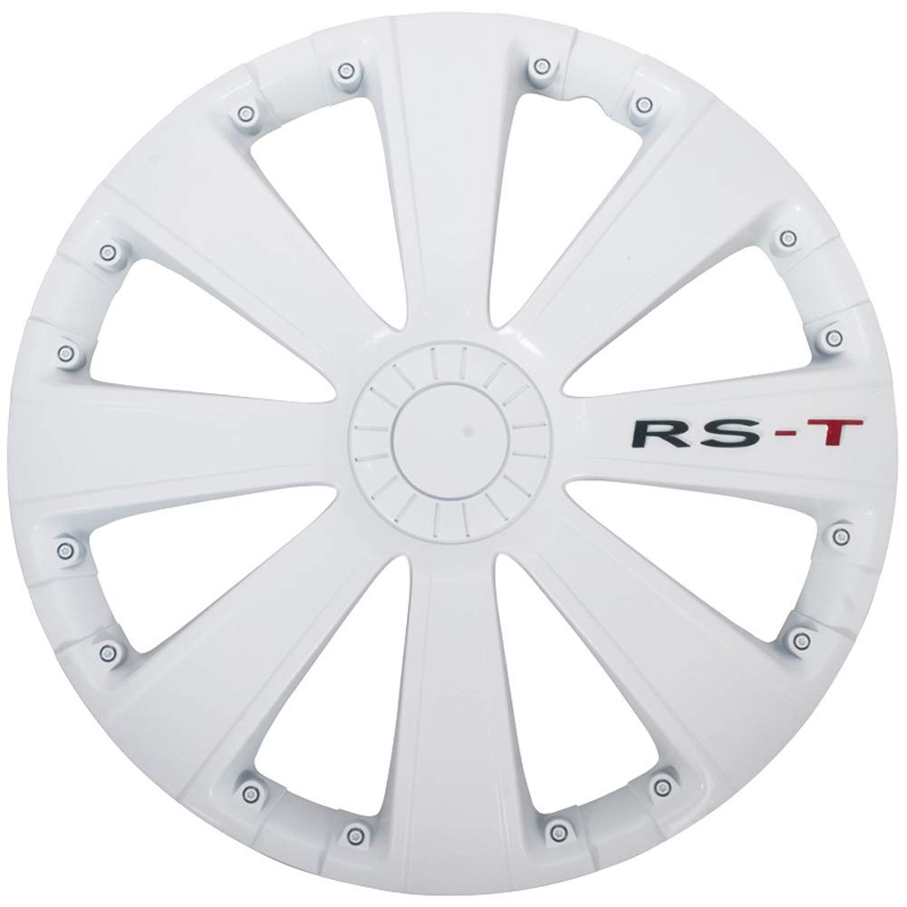 AutoStyle Set of 4 wheel covers RS-T 15-inch white