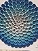 YaSheng Art - 24x24 inch 3D Metallic Bead light Blue Flowers Texture Oil Painting on Canvas Abstract Art Pictures Canvas Wall Art Paintings Modern Home Decor Abstract Paintings Ready to hang