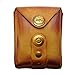 CyberDyer Genuine Leather Magnet Ammo Pouch for Slingshot Stainless Steel Bag Case (Brown)