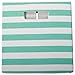 DII Polyester Cube Storage Collection Collapsible Hard Sided Bin, 13x13x13, Aqua