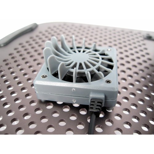 Cables Unlimted FANNBCOOL3 MiniFit Slate Grey Metal Netbook Cooler with Fan